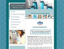 Tablet Screenshot of pipetterepairservice.com